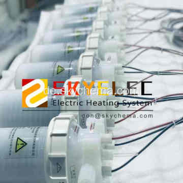 PTFE Inline Chemical Electric Heizung